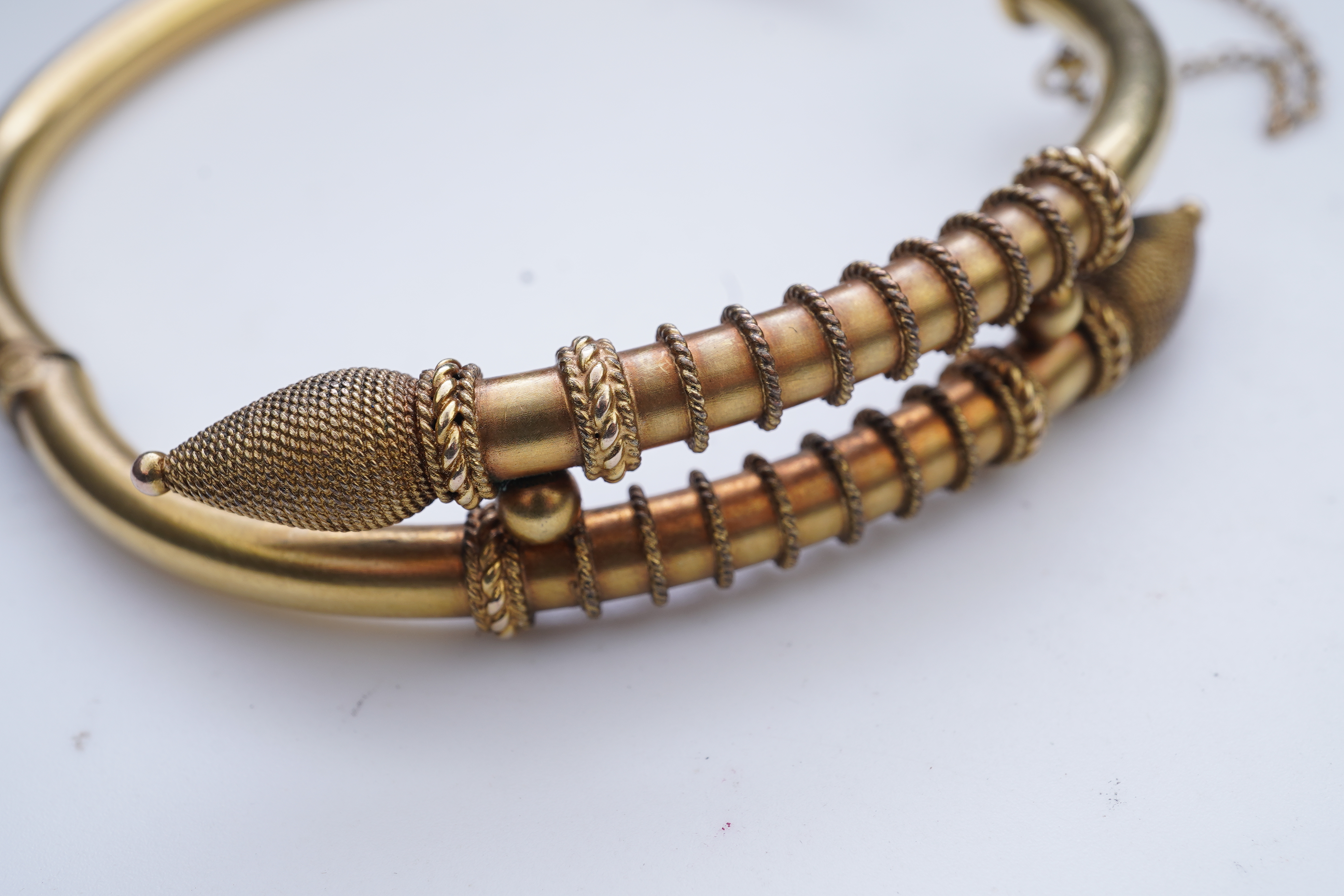 A gilt metal bracelet, mid 19th century